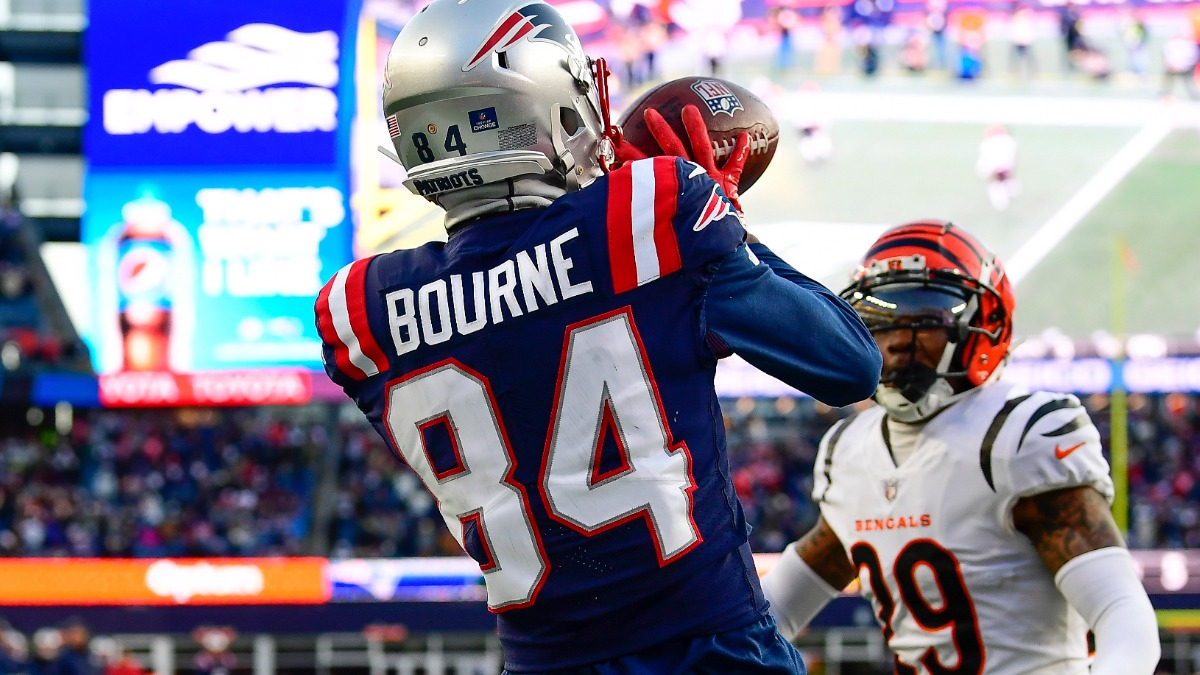 New England Patriots receiver Kendrick Bourne