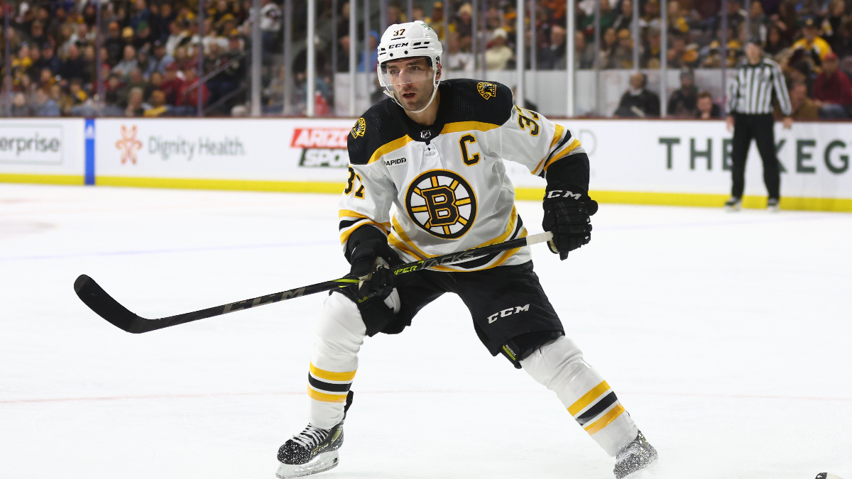 Boston Bruins center Patrice Bergeron
