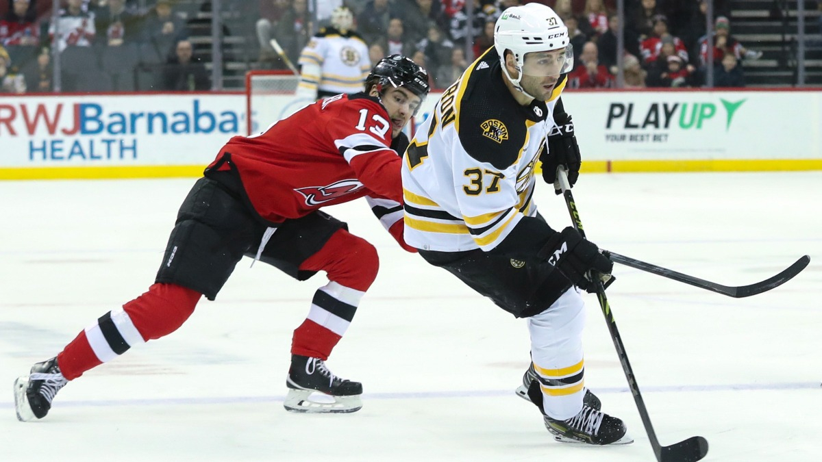 Boston Bruins center Patrice Bergeron