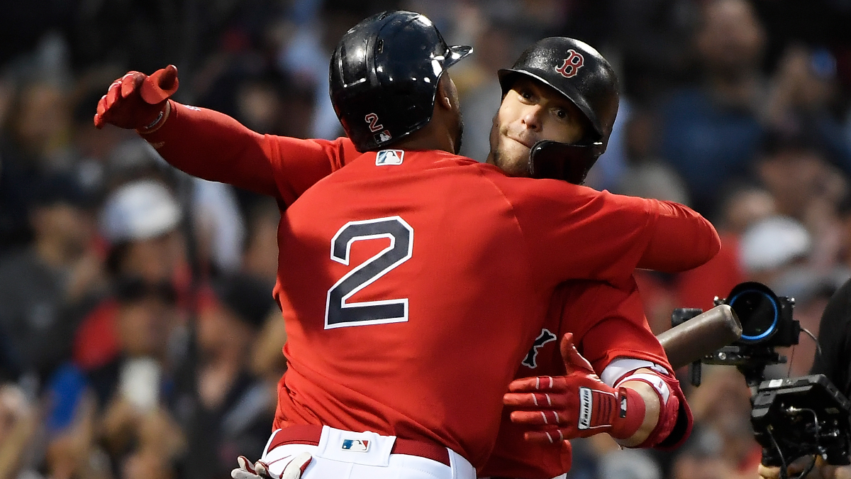 San Diego Padres shortstop Xander Bogaerts, Boston Red Sox outfielder Kiké Hernández