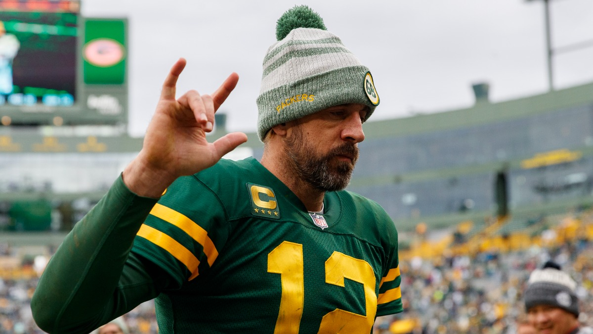 Green Bay Packers quarterback Aaron Rodgers