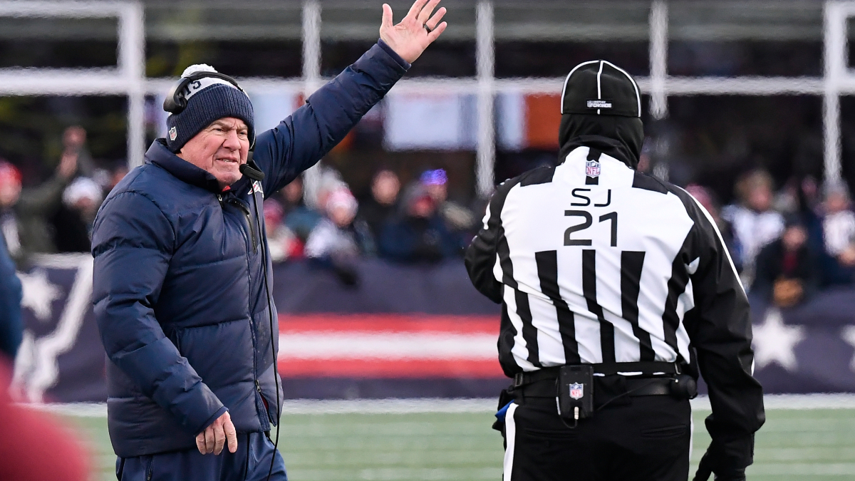 New England Patriots head coach Bill Belichick