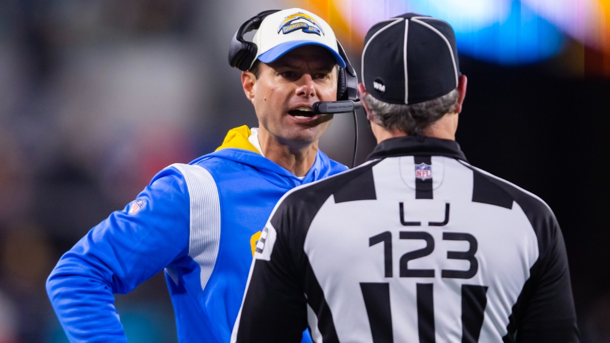 Los Angeles Chargers head coach Brandon Staley