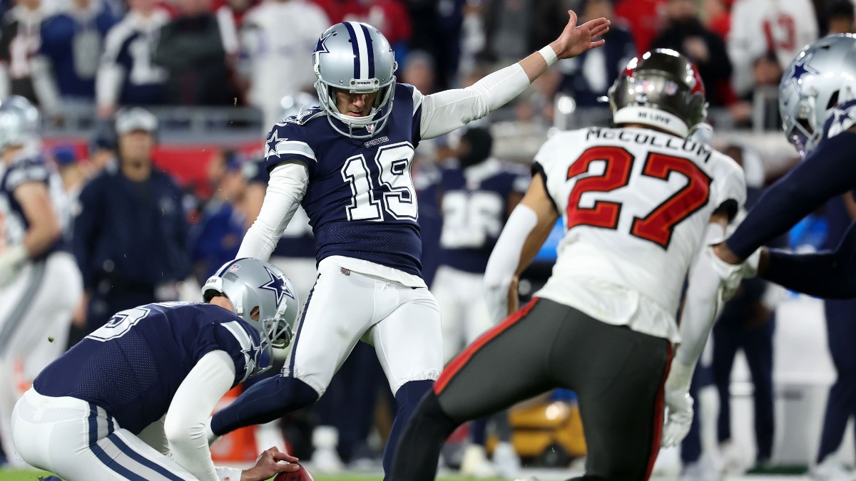 Dallas Cowboys kicker Brett Maher