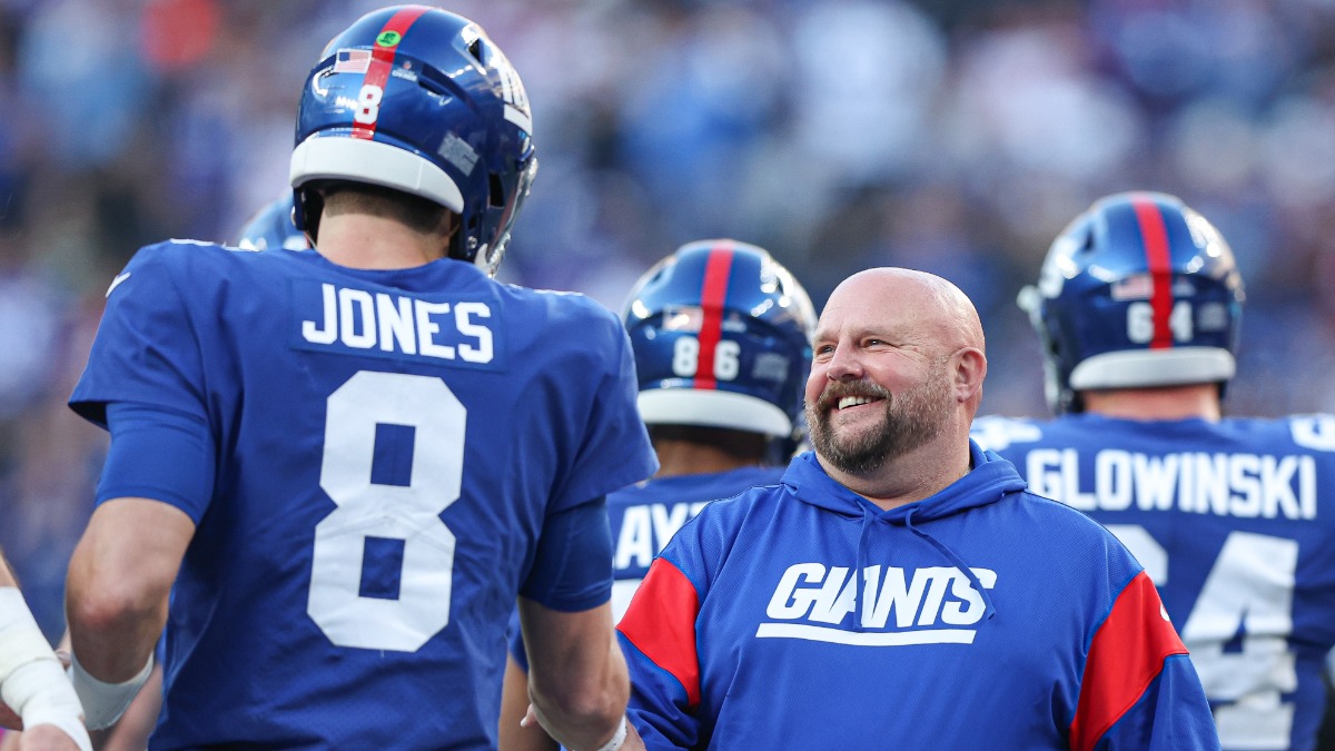 New York Giants head coach Brian Daboll, quarterback Daniel Jones