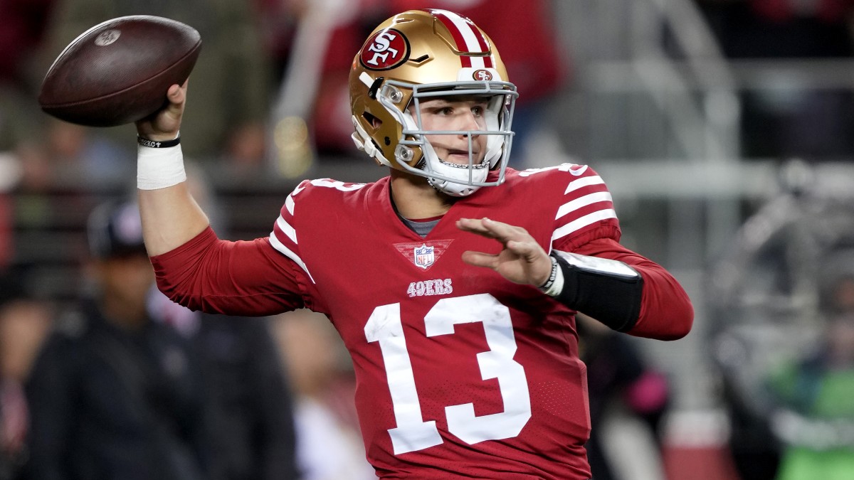 San Francisco 49ers quarterback Brock Purdy