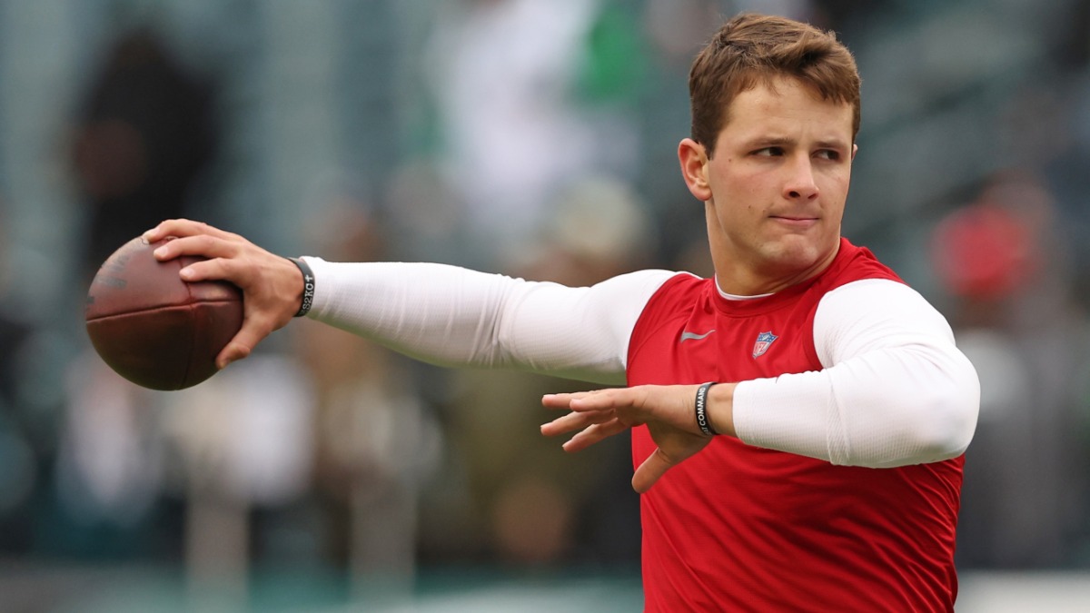 San Francisco 49ers quarterback Brock Purdy