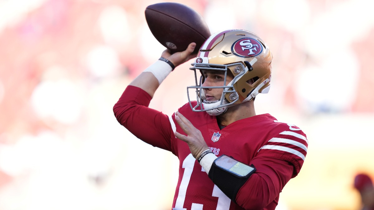 San Francisco 49ers quarterback Brock Purdy