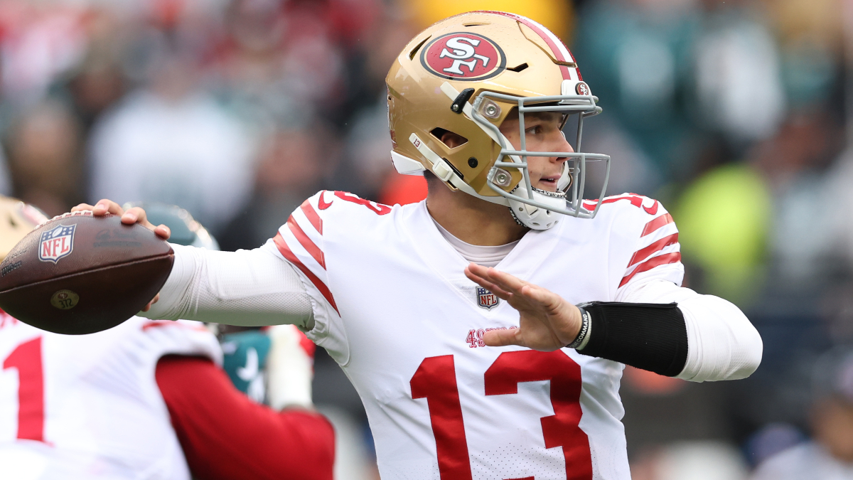 San Francisco 49ers quarterback Brock Purdy