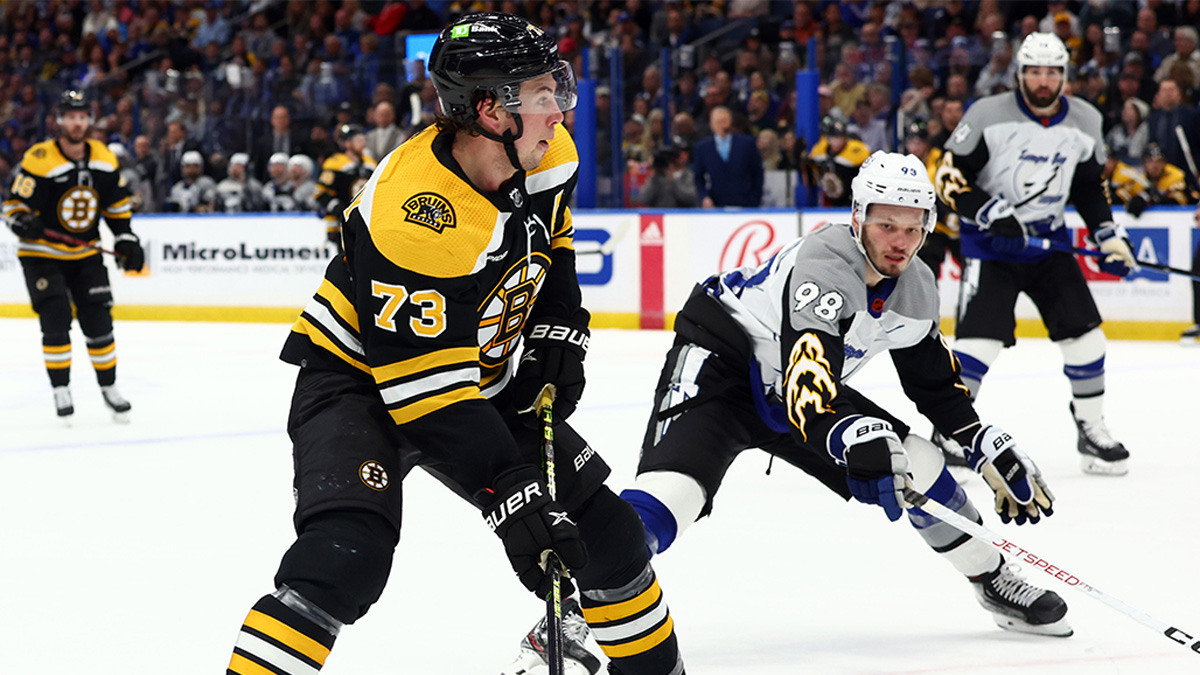 Boston Bruins defenseman Charlie McAvoy
