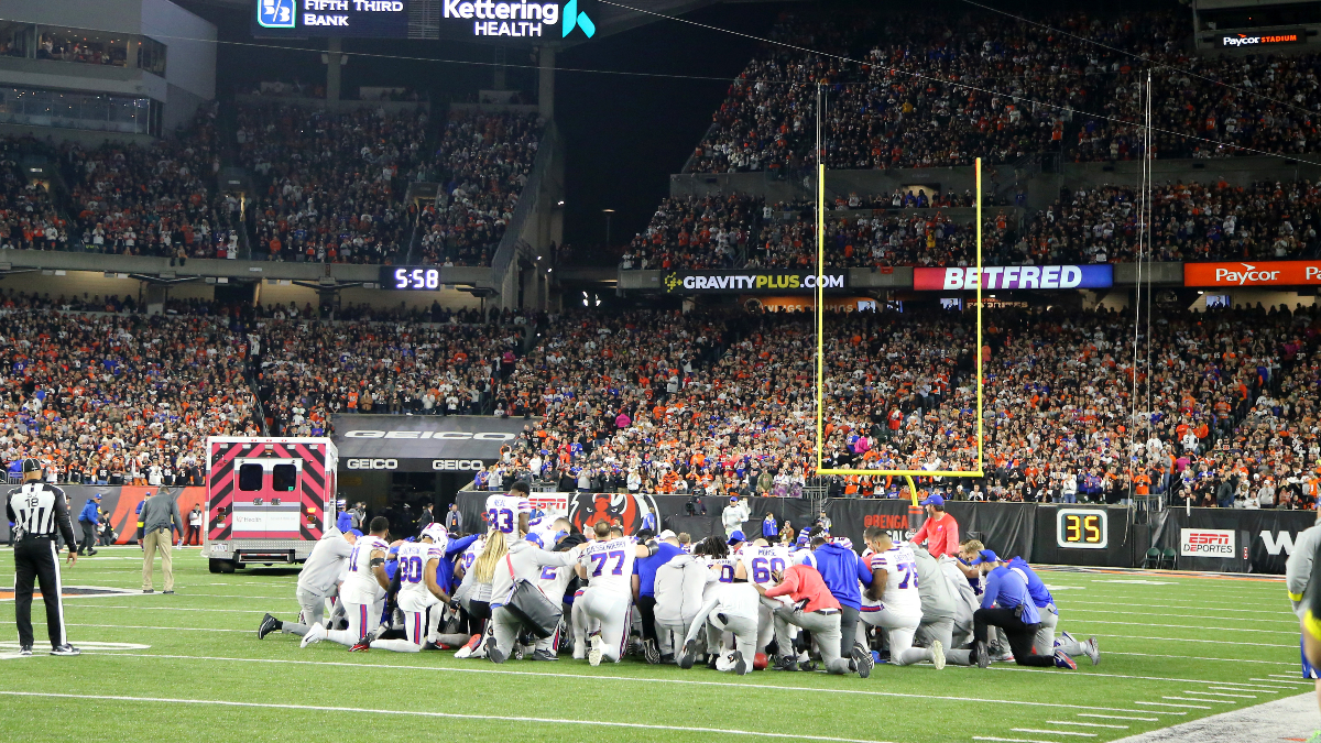 Buffalo Bills safety Damar Hamlin