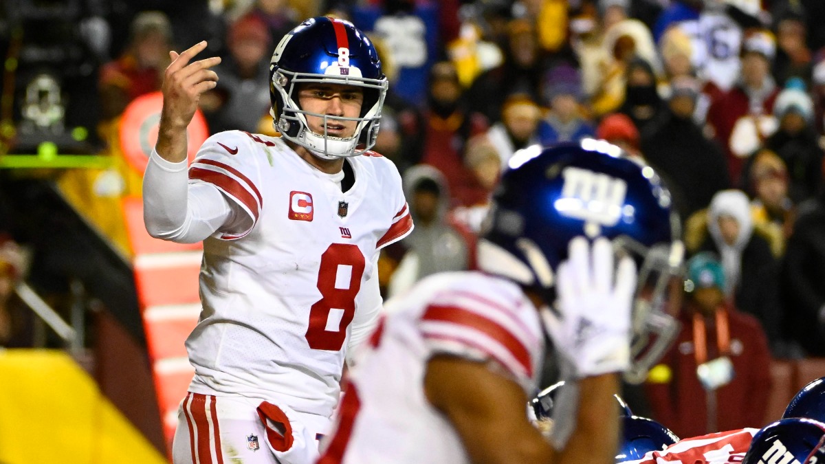 New York Giants quarterback Daniel Jones