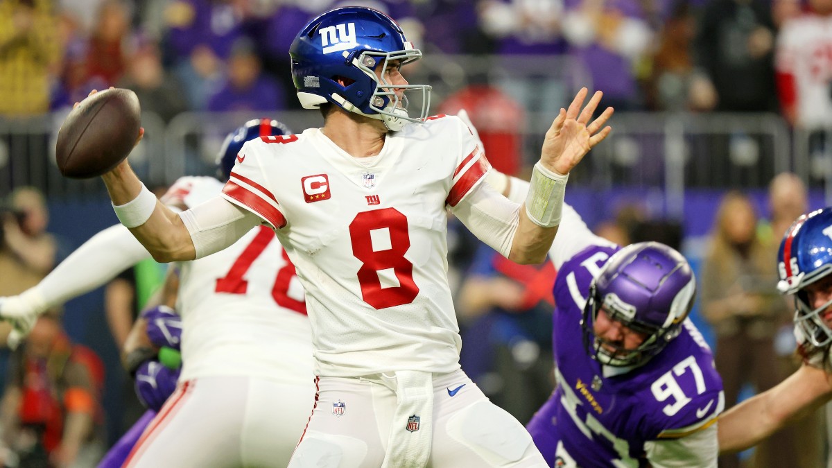 New York Giants quarterback Daniel Jones