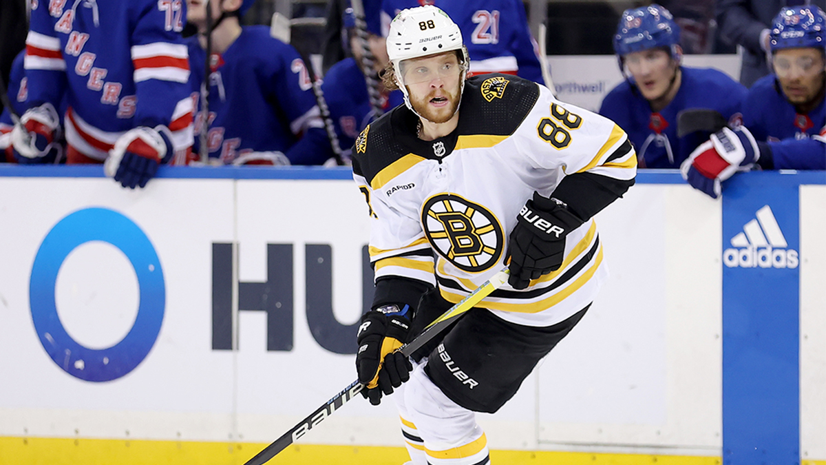 Boston Bruins forward David Pastrnak