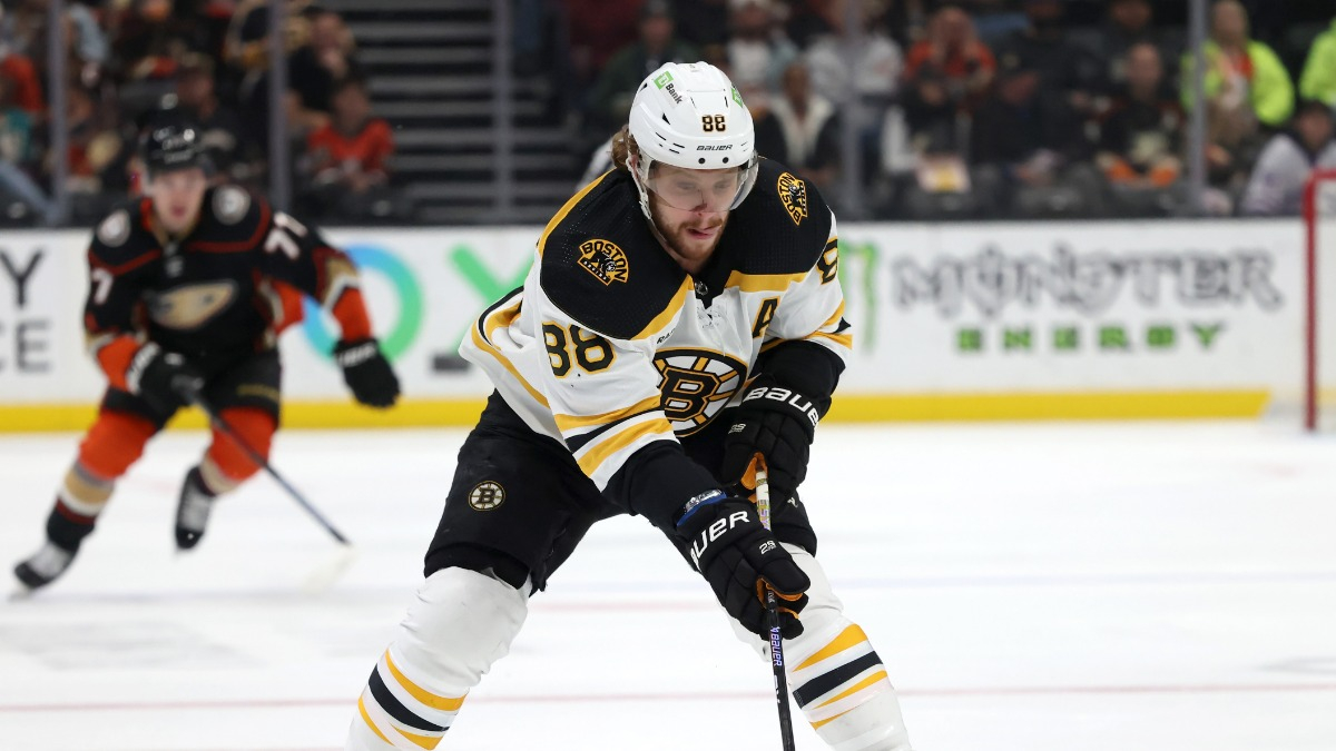 Boston Bruins forward David Pastrnak