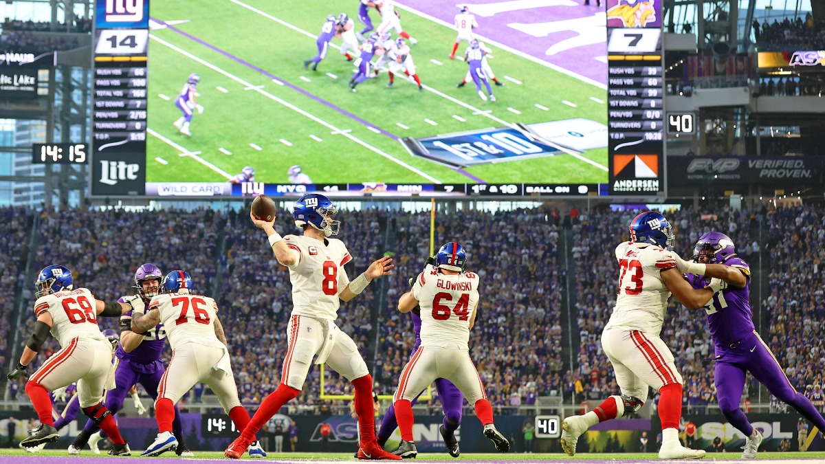 New York Giants quarterback Daniel Jones