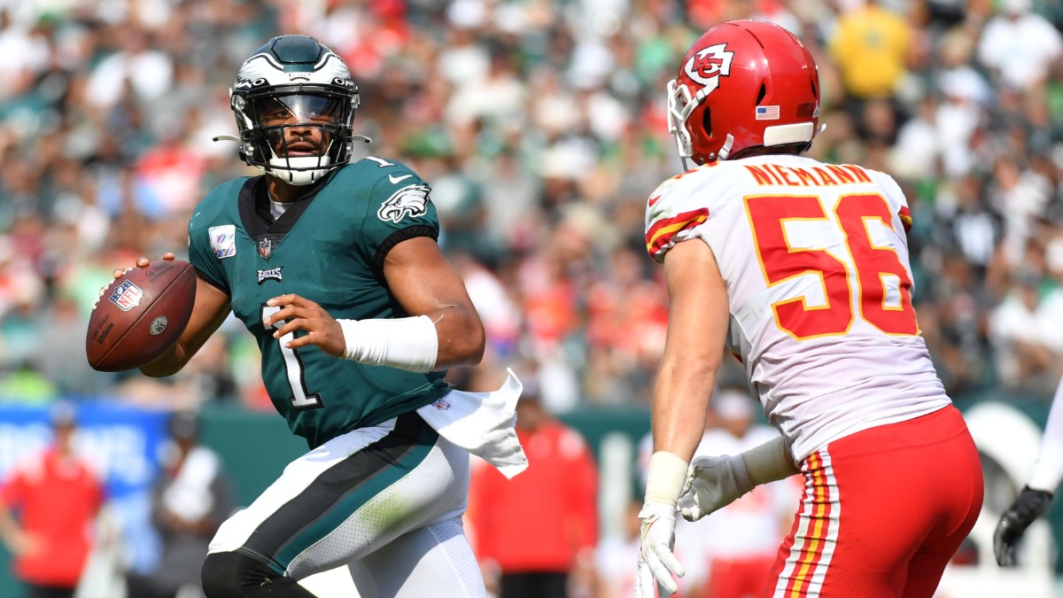 Philadelphia Eagles quarterback Jalen Hurts