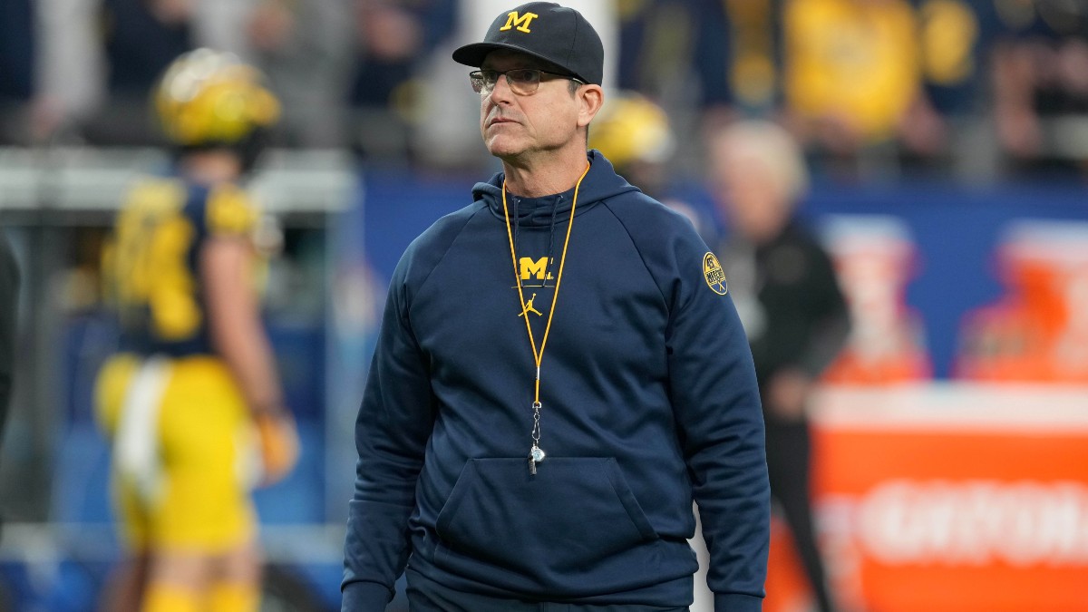 Michigan Wolverines head football coach Jim Harbaugh