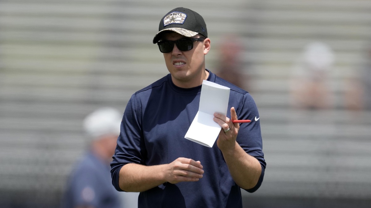 Dallas Cowboys offensive coordinator Kellen Moore
