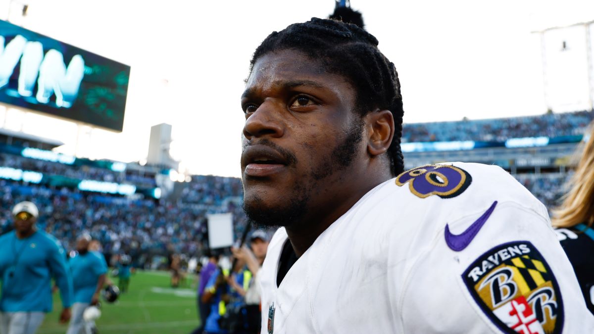 Baltimore Ravens quarterback Lamar Jackson