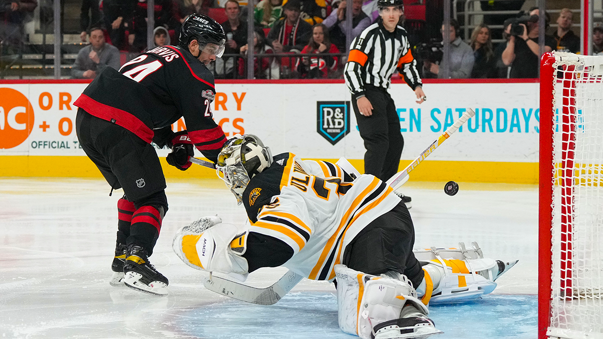 Boston Bruins Goaltender Linus Ullmark