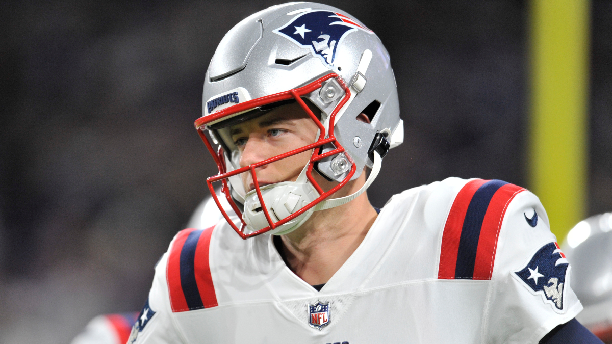 New England Patriots quarterback Mac Jones