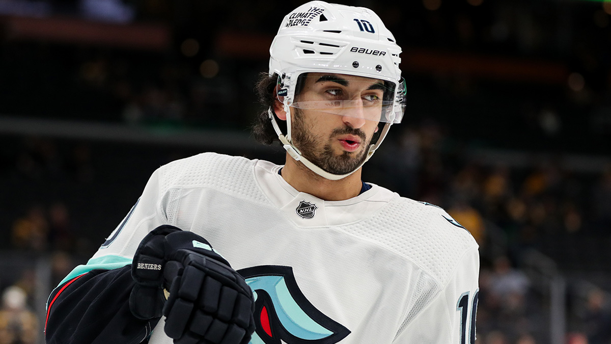 Seattle Kraken center Matty Beniers