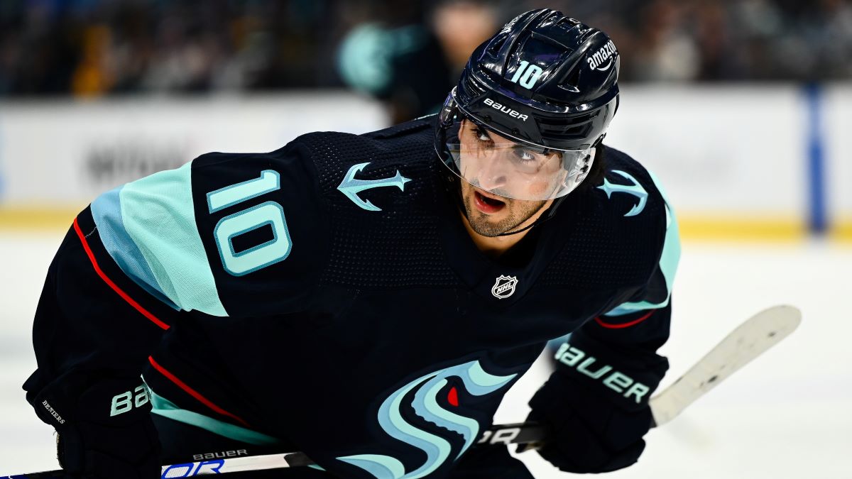 Seattle Kraken forward Matty Beniers