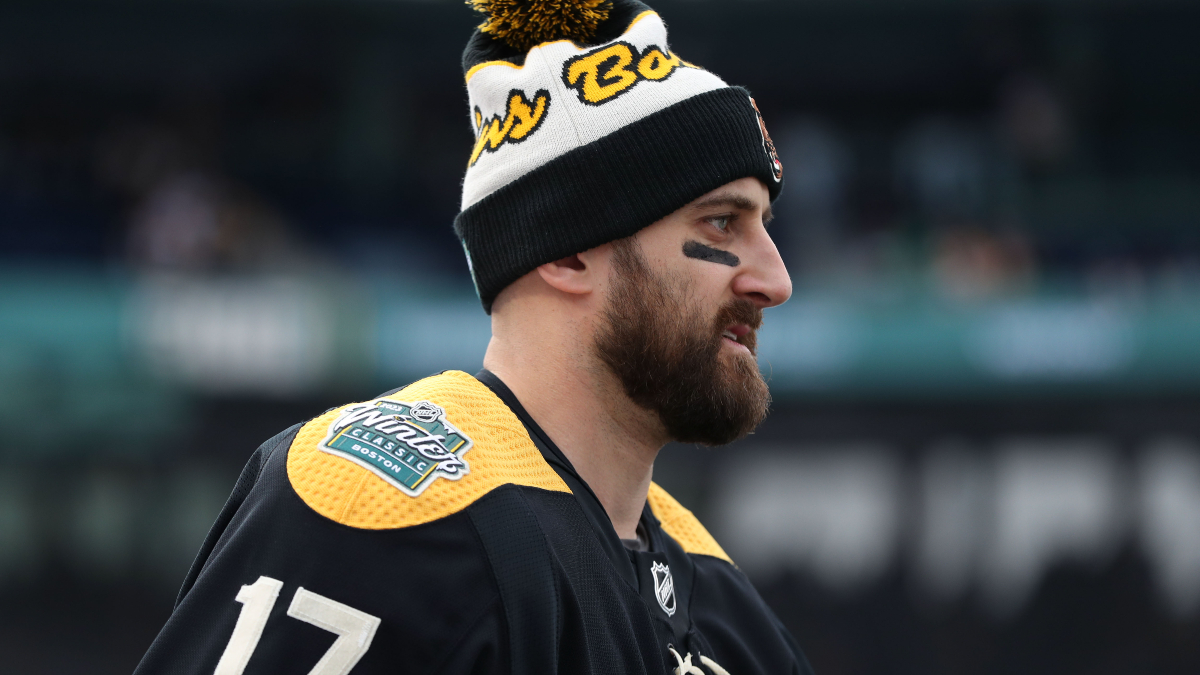 Boston Bruins forward Nick Foligno