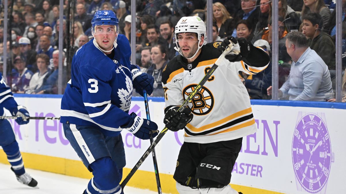 Boston Bruins center Patrice Bergeron