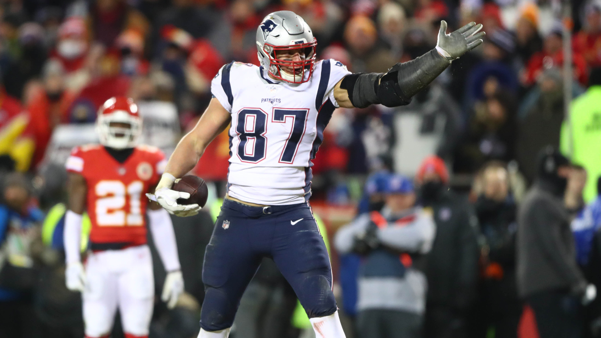 NFL tight end Rob Gronkowski