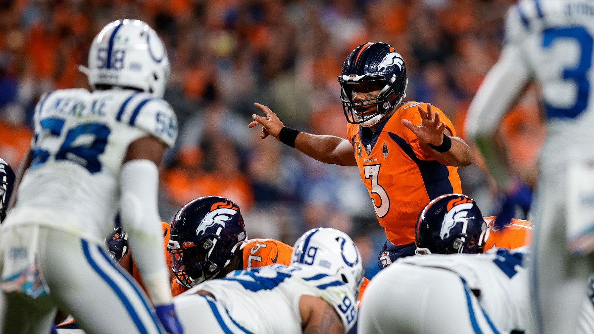 Denver Broncos quarterback Russell Wilson