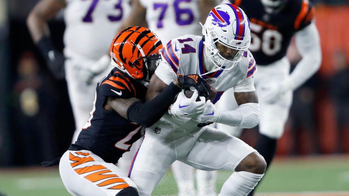 Buffalo Bills wide receiver Stefon Diggs, Cincinnati Bengals cornerback Eli Apple