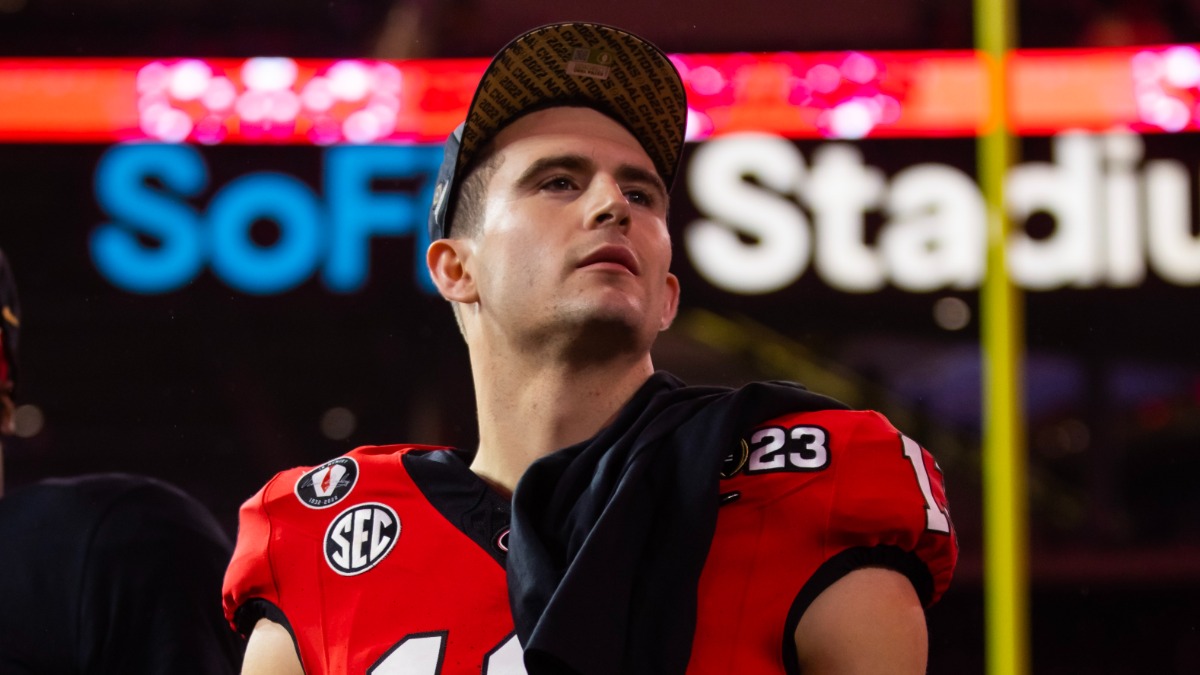 Georgia Bulldogs quarterback Stetson Bennett