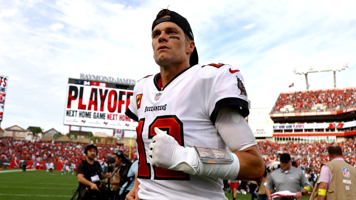 Tampa Bay Buccaneers quarterback Tom Brady