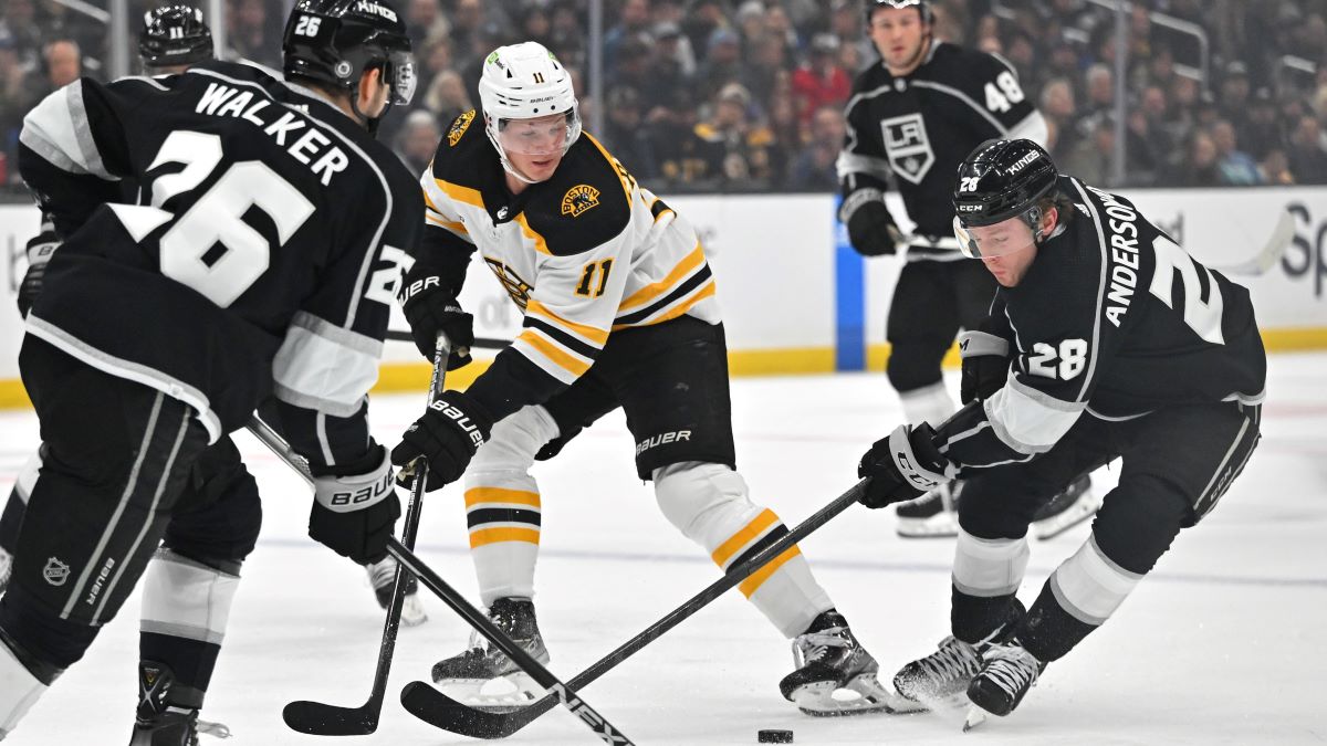 Boston Bruins forward Trent Frederic