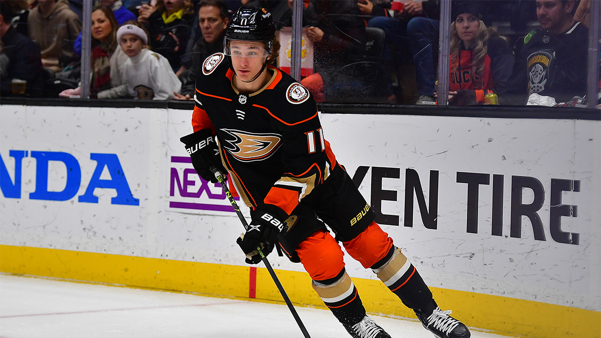 Anaheim Ducks forward Trevor Zegras