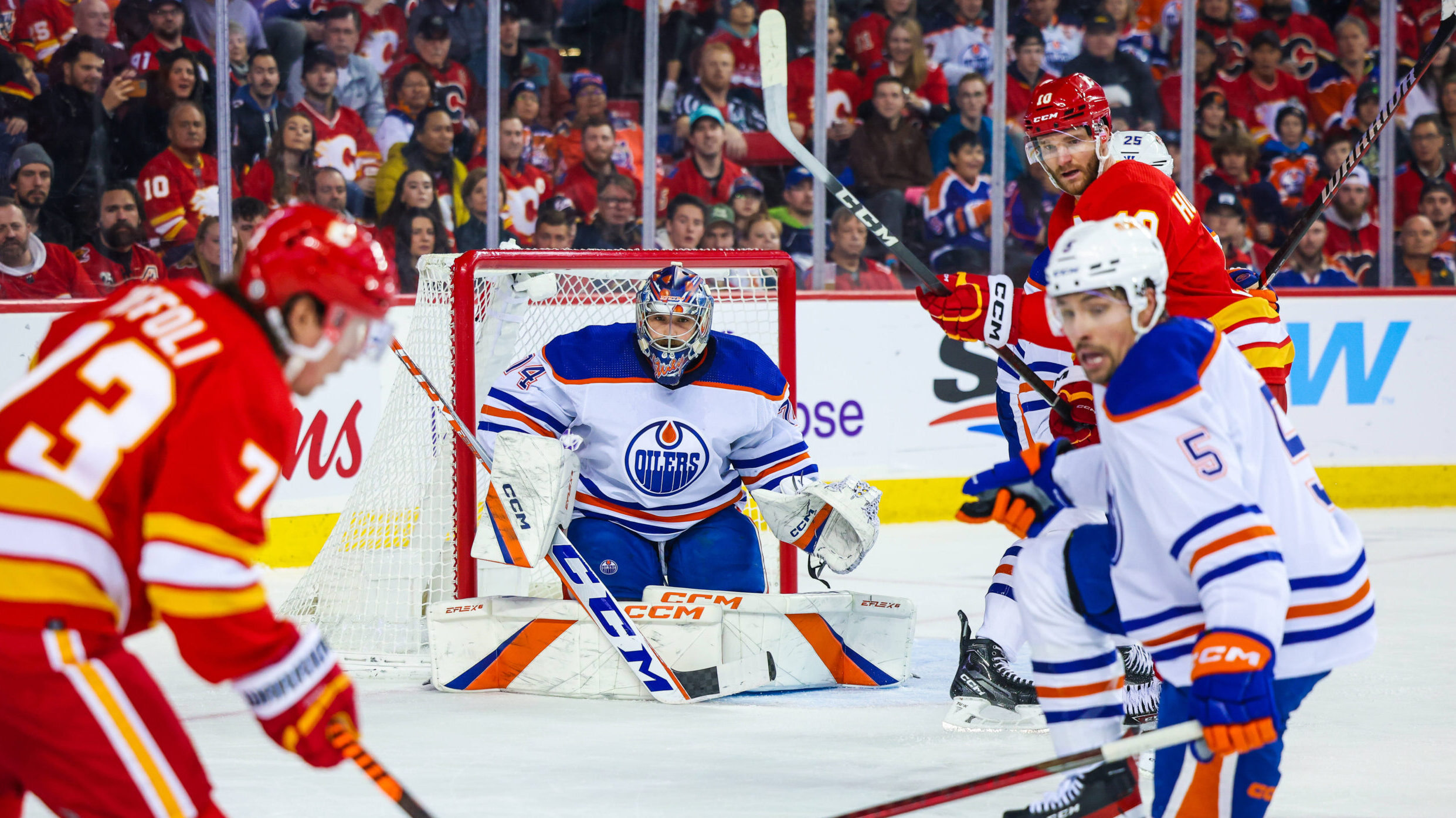 NHL: Edmonton Oilers at Calgary Flames