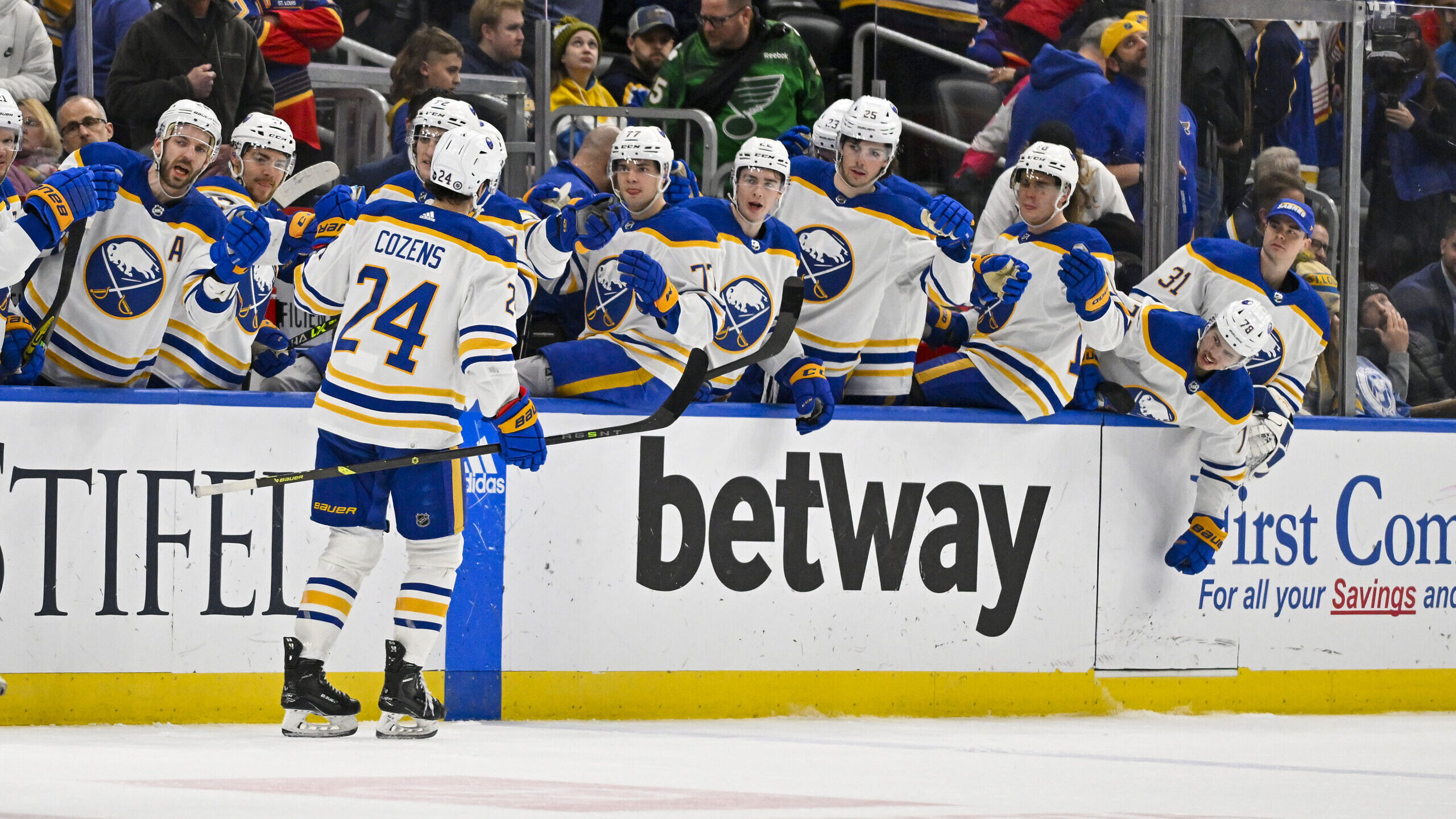 NHL: Buffalo Sabres at St. Louis Blues