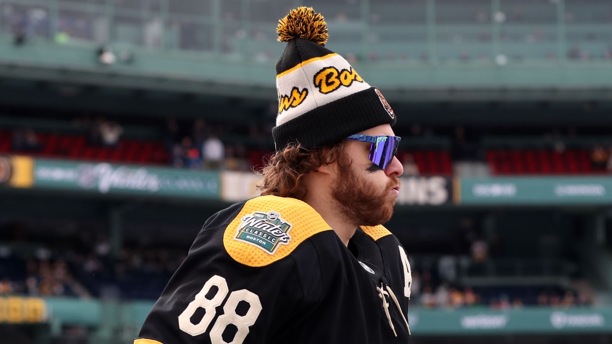 Boston Bruins right wing David Pastrnak