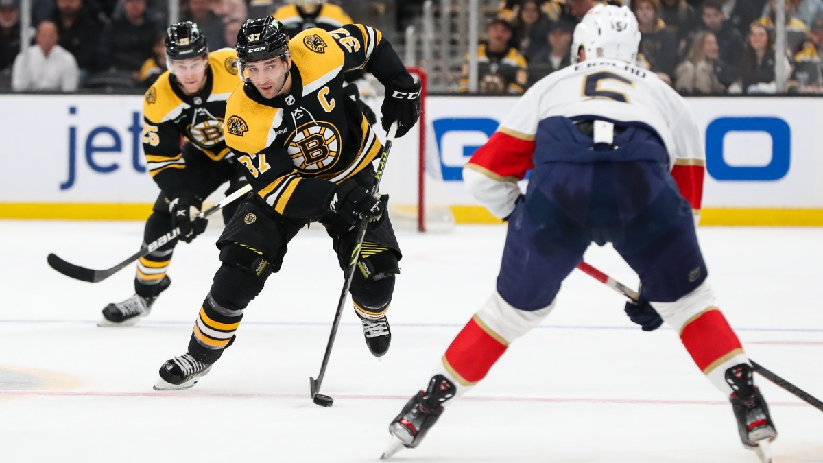 Boston Bruins center Patrice Bergeron