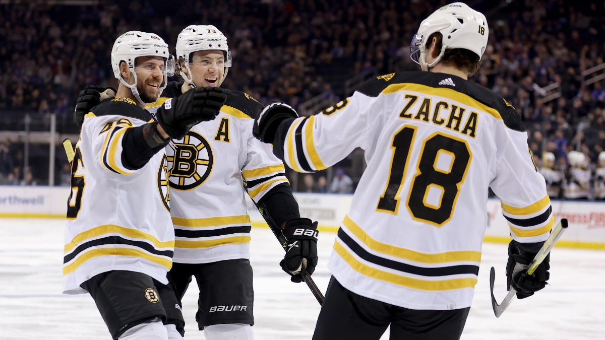 Boston Bruins forward Pavel Zacha