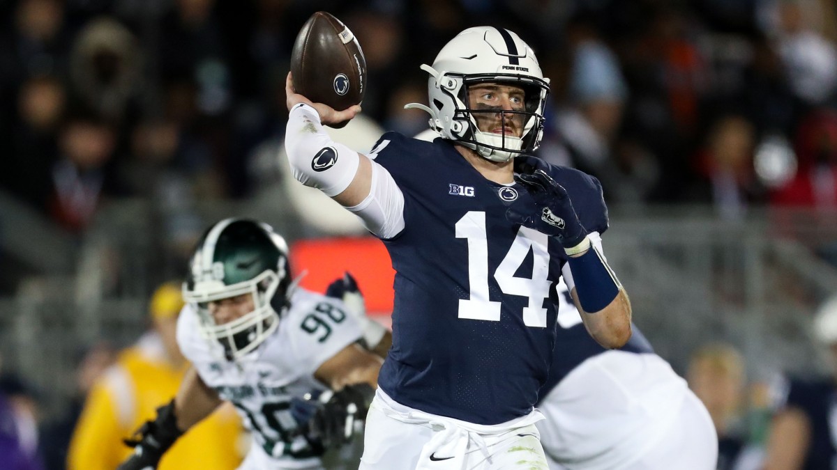 Penn State Nittany Lions quarterback Sean Clifford