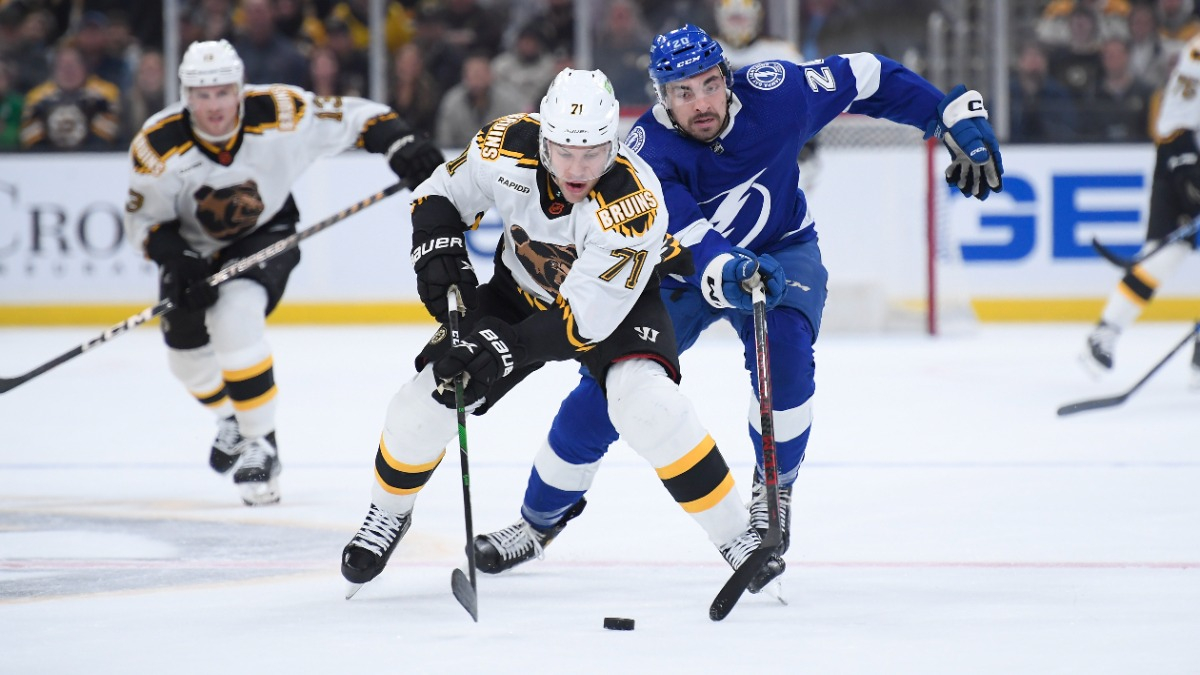 Boston Bruins forward Taylor Hall