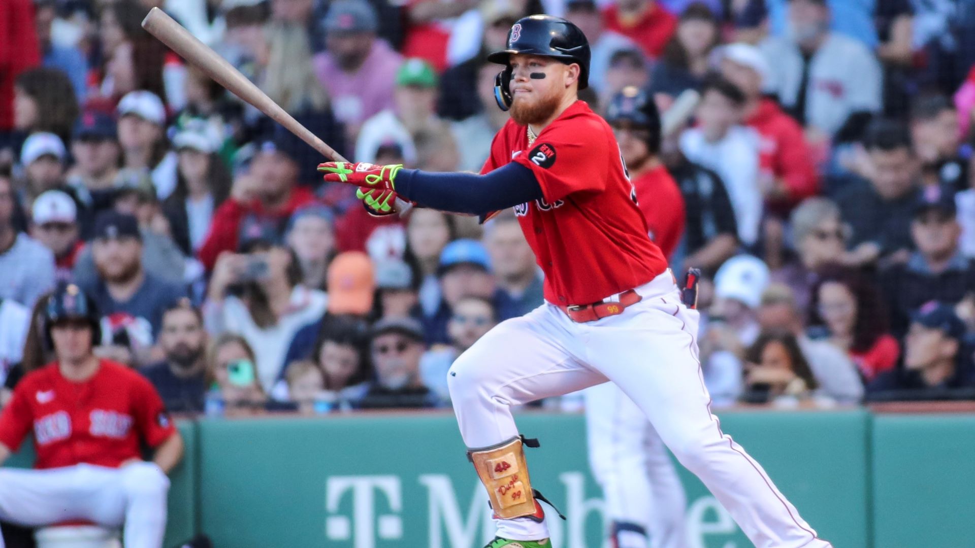 Boston Red Sox outfielder Alex Verdugo