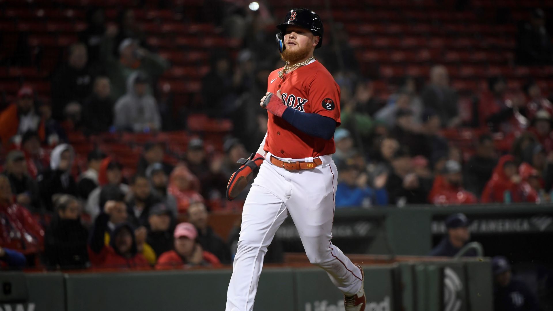 Boston Red Sox outfielder Alex Verdugo