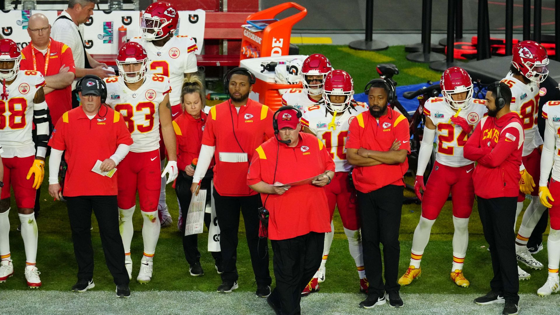 Kansas City Chiefs head coach Andy Reid
