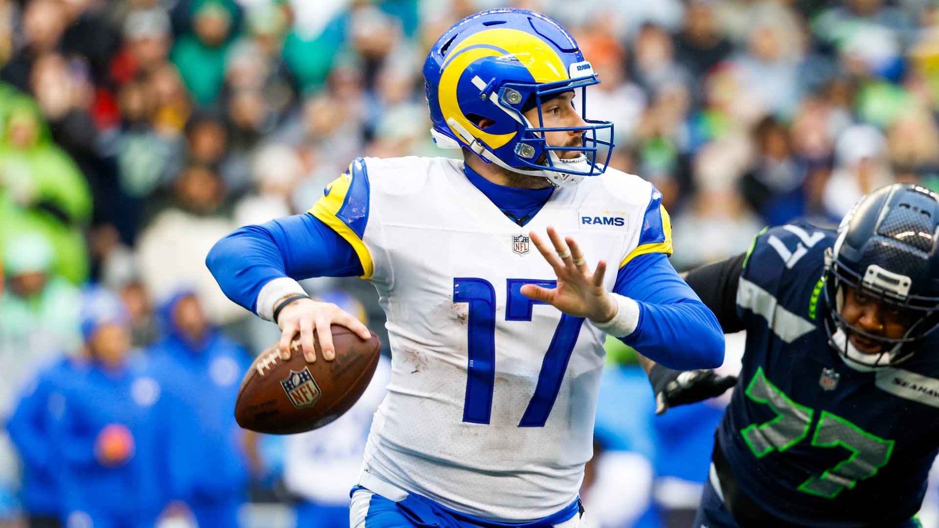 Los Angeles Rams quarterback Baker Mayfield