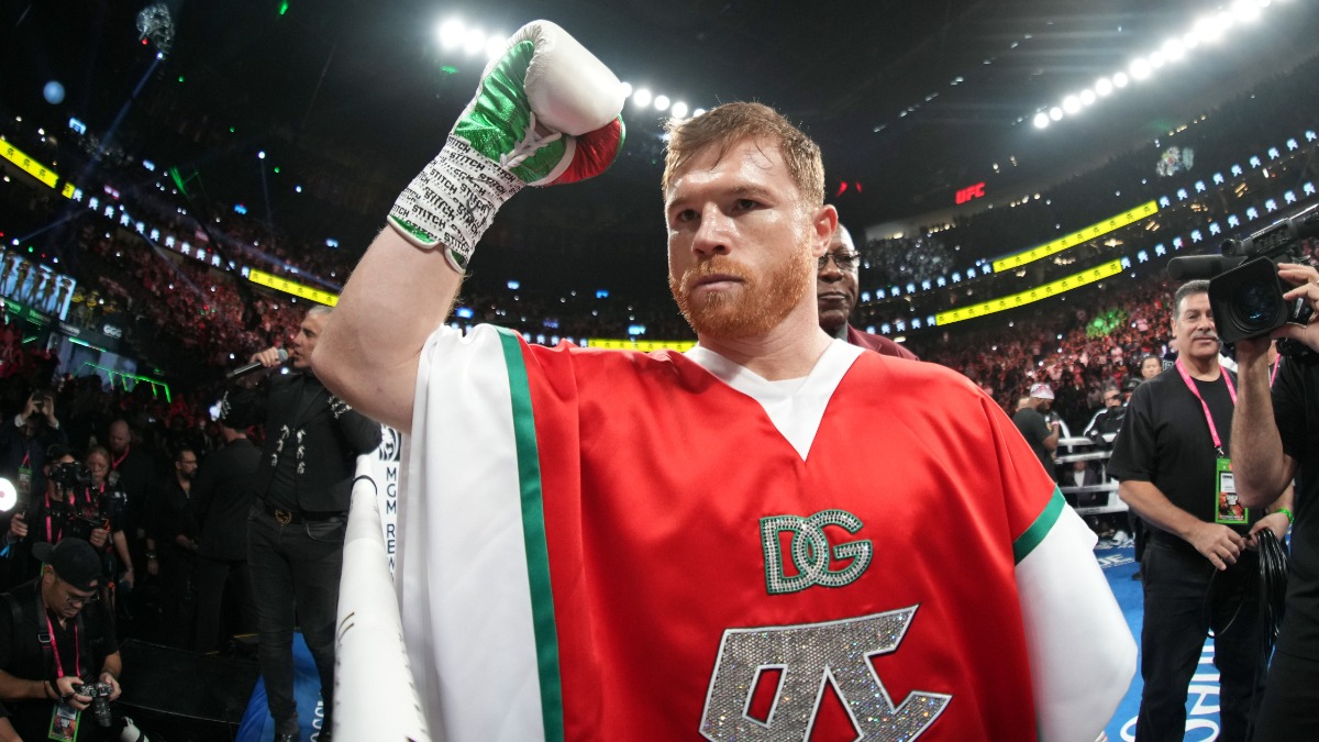 Professional boxer Canelo Alvarez