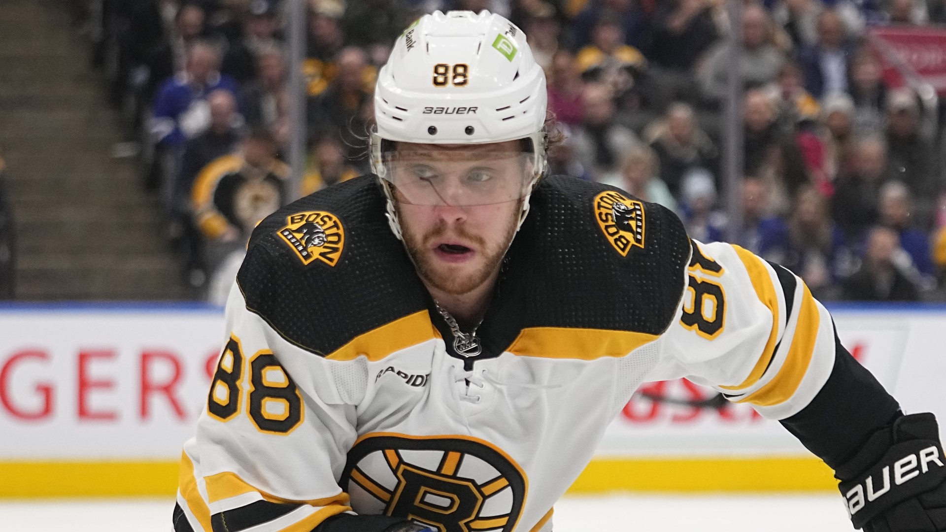 Boston Bruins winger David Pastrnak